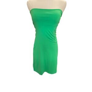 Susana Monaco Essentials Tube Dress Green NWT XS